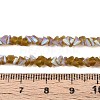 Frosted Transparent Glass Beads Strands GLAA-N054-4mm-05-4