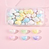 40Pcs UV Plating Acrylic Beads MACR-FS0002-18-9