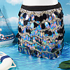 Alloy Teardrop Waist Belt AJEW-WH20008-13A-4