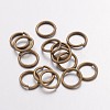 Brass Open Jump Rings JRC8MM-AB-1