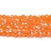 Transparent Electroplate Glass Beads Strands EGLA-A039-T3mm-A11-1
