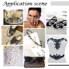 100Pcs 10 Style Sew on Rhinestone RGLA-PH0001-15-4