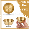 6Pcs Stainless Steel Dipping Bowls AJEW-CP0009-70G-2