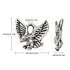 Tibetan Style Alloy Pendants TIBEP-20305-AS-NR-2