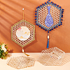 DIY Woven Bamboo Network FIND-WH0101-08-6