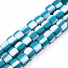 Handmade Polymer Clay Beads Strands CLAY-N010-074-02-1