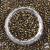 Electroplate Glass Seed Beads SEED-S042-01B-03-2