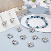 20Pcs Zinc Alloy Rhinestone Pendants ALRI-FH0001-26A-4