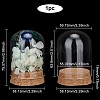 Glass Dome Cover AJEW-WH0307-70-2