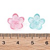 UV Plating Acrylic Bead Caps X-PACR-B003-06-3