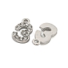 304 Stainless Steel Pendants STAS-L080-002P-03-2