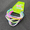 10Pcs 10 Colors Luminous Elastic Silicone Wristbands FS-WG75BF8-01-1