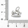 304 Stainless Steel Rhinestone Pendants STAS-A145-04J-P-3