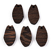 Natural Wenge Wood Pendants WOOD-T023-90-1