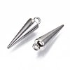 Tarnish Resistant 201 Stainless Steel Pendants STAS-S117-002C-01-3