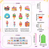 Ice Cream Cake Dessert DIY Diamond Painting Pendant Decoration Kits DIY-TA0010-76-3