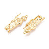 Brass Pendants KK-T077-62G-2