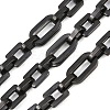 201 Stainless Steel Oval with Square Link Chains CHS-H118-16EB-1