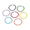 7Pcs 7 Color Japanese Rocailles Seed Beaded Anklets Set AJEW-AN00472-1