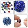 30Pcs Pave Disco Ball Beads RB-YW0001-14L-6