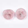 Spray Painted Eco-Friendly Iron Wire Beads IFIN-T009-04E-2