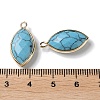 Synthetic Turquoise Pendants G-B009-01G-Y-3
