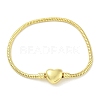 Brass European Style Bracelets for Jewelry Making BJEW-S158-17G-4