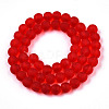 Transparent Glass Beads Strands GLAA-T032-T8mm-MD09-3