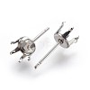 Tarnish Resistant 304 Stainless Steel Stud Earring Findings LS-STAS-P221-20F-P-2