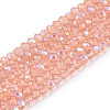 Electroplate Glass Beads Strands EGLA-A044-T2mm-L21-1