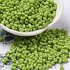 Baking Paint Glass Seed Beads SEED-K009-01B-15-1