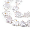 Natural Nucleated Baroque Keshi Pearl Beads Strands PEAR-S020-Z03-5