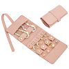 Rectangle PU Leather with Microfiber Jewelry Rolls ABAG-WH0072-013-1