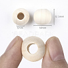 Unfinished Natural Wood European Beads X-WOOD-Q041-04D-2