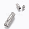 304 Stainless Steel Bayonet Clasps STAS-O114-040A-MP-1