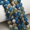 Natural Agate(Dyed & Heated) Beads Strands G-K425-B11-01-1