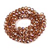 Electroplate Glass Beads Strands EGLA-A044-T6mm-B04-3