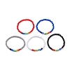 Opaque Acrylic Stretch Bracelets BJEW-JB06308-1