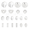 100Pcs 10 Styles Alloy Bead FIND-BC0004-58-1