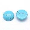 Synthetic Turquoise Cabochons G-P393-R13-14.5mm-2