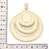 Synthetic Turquoise Big Pendants PALLOY-N179-63MG-3