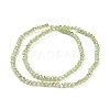 Electroplate Glass Beads Strands EGLA-A034-J4mm-K02-2