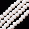 Opaque Solid Color Glass Beads Strands X1-EGLA-A034-P4mm-D17-1