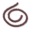 Synthetic Lava Rock Beads Strands G-B087-02A-07-2
