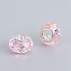 Faceted Glass European Beads LS-GPDL-E004-01B-1