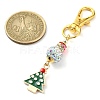 15Pcs 15 Style Christmas Alloy Enamel Pendant Decorations HJEW-JM02205-3