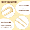 12Pcs 3 Colors Alloy Hair Forks Findings AJEW-GO0001-50-4