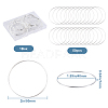 50Pcs Brass Linking Rings KK-SP0002-12A-2