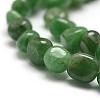 Natural Green Aventurine Beads Strands G-F464-04-3
