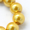 Baking Paint Glass Pearl Bead Strands HY-Q003-5mm-31-3